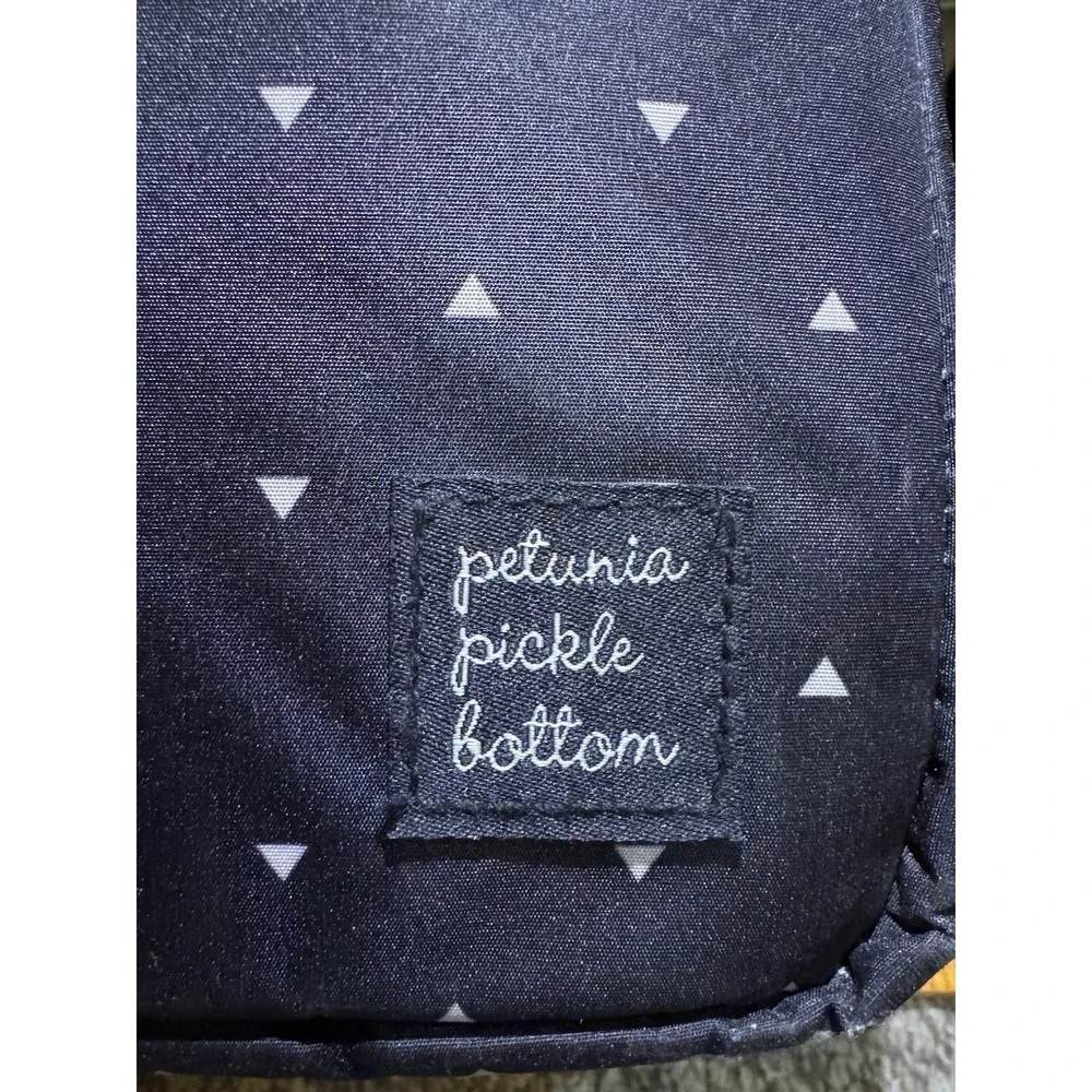 Petunia Pickle Bottom Axis Geometric Print‎ Diaper Backpack Black